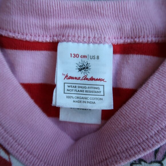 Hanna Andersson Cindy Lou Grinch Pajamas Size 8 Set Christmas - Picture 3 of 6